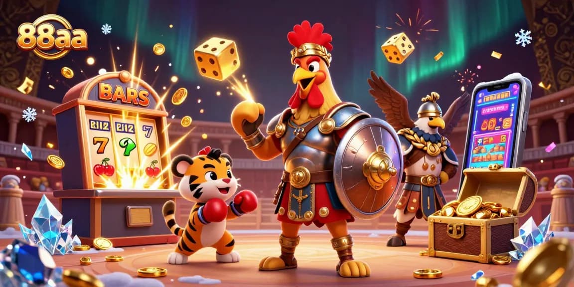 Experience the thrill of winning at 88aa with dynamic gaming elements for an exciting casino adventure.