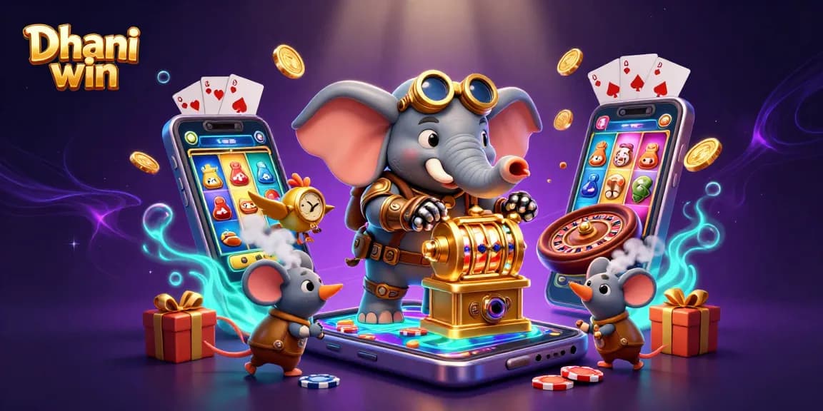 Dhani win brings excitement as a steampunk elephant engages players with vibrant slot game elements