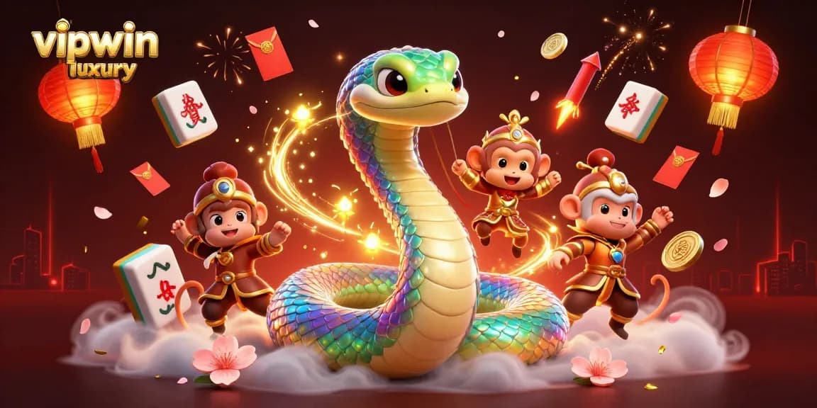 Experience excitement with vipwin luxury as vibrant characters bring a magical casino atmosphere alive.