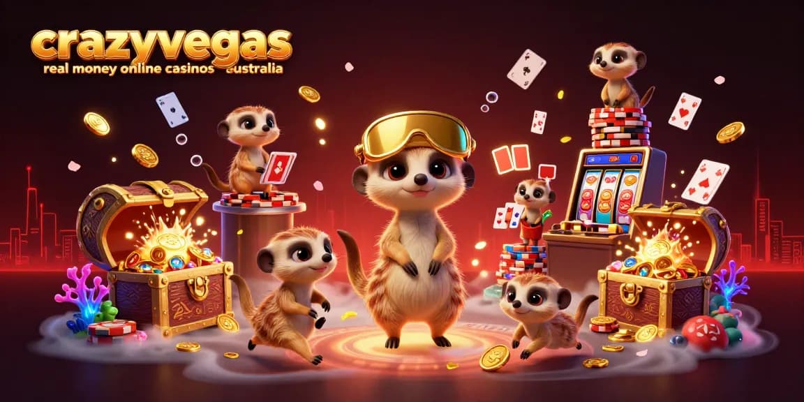 Experience the excitement of crazyvegas real money online casinos australia with dynamic meerkat casino scene.