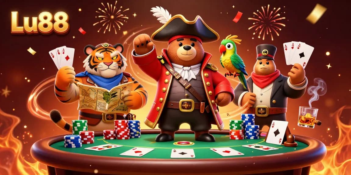Join the thrilling adventure at Lu88 with exclusive poker games and vibrant characters.