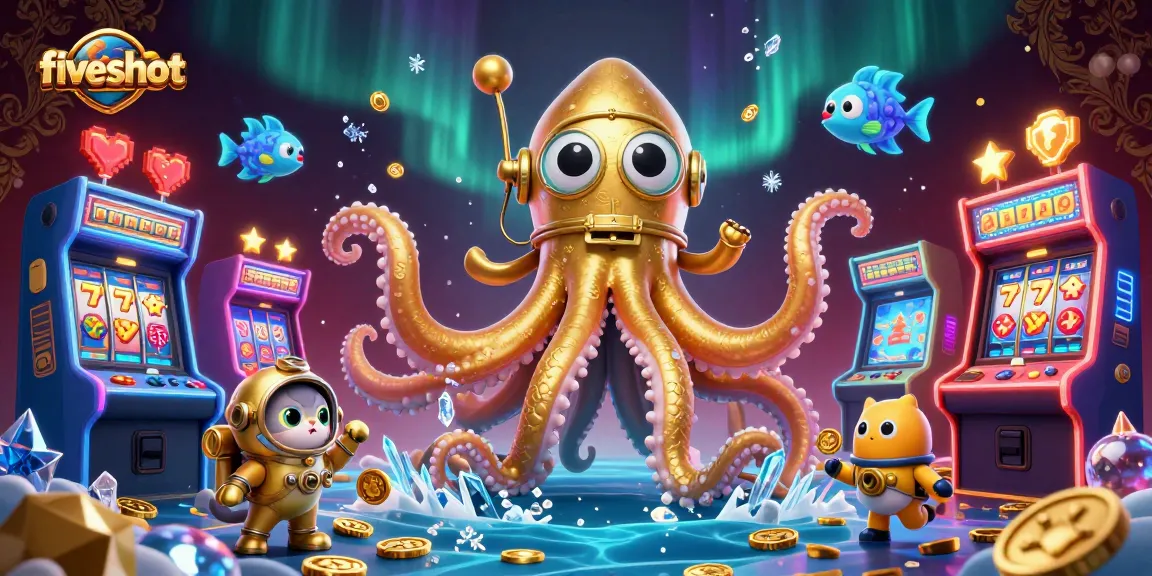 Engage with fiveshot to experience thrilling slot jackpots amidst a vibrant underwater adventure.