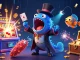 11WIN showcases a thrilling casino scene with vibrant characters and dynamic gaming elements.
