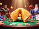 Engage with 23win's thrilling gambling scene filled with golden fortunes and poker excitement.