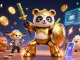 Join the action at 8xbet with a golden panda in a mech-suit battling in an exciting casino arena.