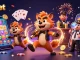 Engage with 8xbet casino fun featuring hyenas in a vibrant comedy club atmosphere.
