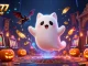 Join the excitement of slot777 online with the ghost cat, vampire bat, and glowing jack-o-lanterns.