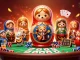 Experience 11WIN's vibrant casino world with captivating characters and dynamic poker elements.