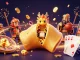 Experience the excitement of tr88nv casino with a dynamic 3D illustration of fortune and gaming elements.